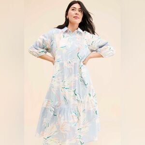 Maeve by Anthropologie The Bettina Tiered Shirt Dress